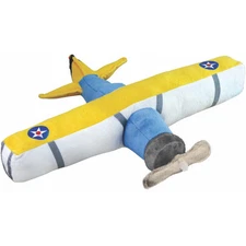 NEW Wow Toyz Vintage Biplane Plush for Imaginative Play