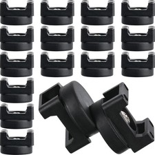 15 Pcs Magnetic Zip Tie Mount Base Black Magnetic Cable Clips Wire Holder Mul...