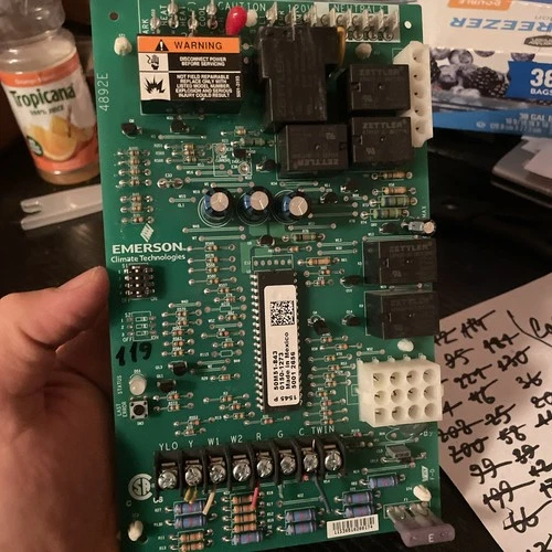 Furnace Control Circuit Board Emerson 50M51-843