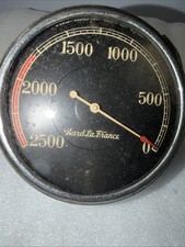 Stewart Warner Curved Glass 2500-0 Rpm 1930s Lafrance Fire Truck Tachometer