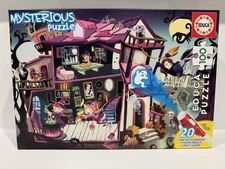 Educa Ghost HAUNTED HOUSE 100 Piece Puzzle with Black Light SPOOKY Hidden Images