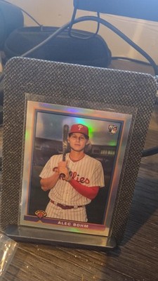 2021 Bowman Alec Bohm 91B-AB RC 1991 Design | Philadelphia Phillies