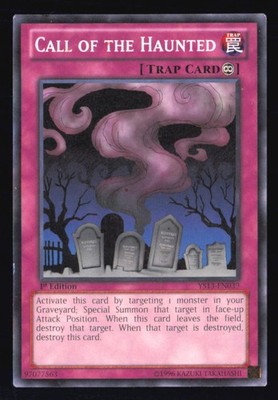 Call of the Haunted YS13-EN039 1st Edition Common Yu-Gi-Oh Lightly Played