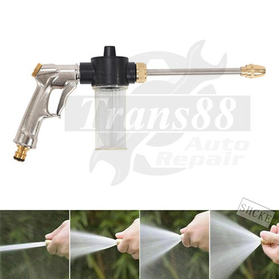 #ad Car High Pressure Power Gun Water Spray Garden Hose Nozzle Pipe Lawn Washer Tool $8.29