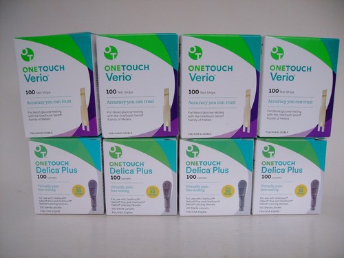 400 One Touch Verio Test Strips & 30G Delica w/Next Day Shipping 2026 ...