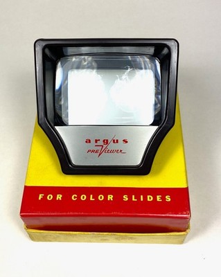 Vintage 1960's  Argus Previewer for Color Slides No. 660 with Original Box W27