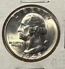 1945 BU washington quarter