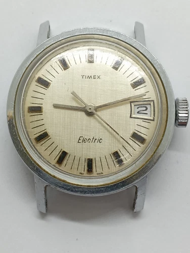 Vintage TIMEX ELECTRIC Women Watch For Parts Great Britain Taiwan