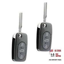 Replacement Keyless Entry Remote Flip Key Fob fits 1998 1999 2000 2001 2 x 753F