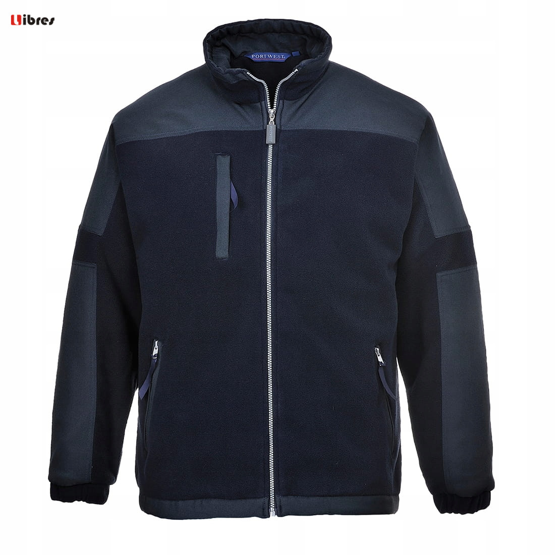 Mar del Norte - Chaqueta polar azul marino, sudadera XXL FLEECE PORTW trabajo...