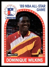 Dominique Wilkins 1989-90 Hoops #234 Hawks NBA READ FREE SHIPPING AutographDen