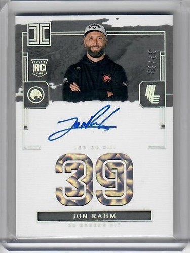 2024-25 Panini JON RAHM Impeccable LIV Greens Signatures /39 Auto