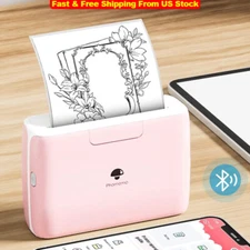 Phomemo M04S Mini Thermal Printer- 4 inch Bluetooth Photo Sticker Maker Printer