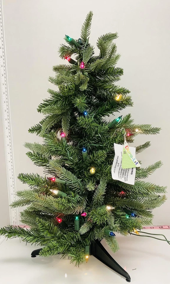 Vickerman A890726 Green Decorative Pine Artificial Christmas Tree With Dura Lit - Image 4 of 4