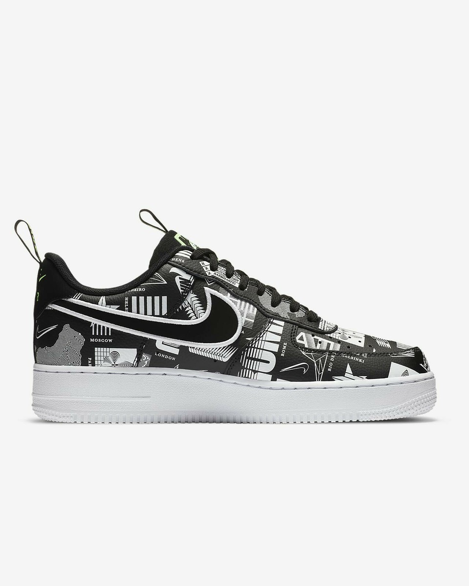 ★NIKE★(W) Nike Air Force 1 '07 LX Black & White★関税込★ Men's Size 12 Nike Air Force 1 '07 LX WW 'Worldwide' Black