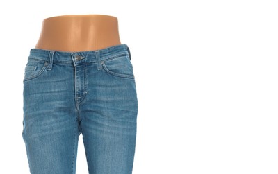 Blue Jeans Low Waist Tapered Leg Size 