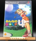 minnna no golf 4 (PS2 ) (Sony Playstation 2,2004) from japan