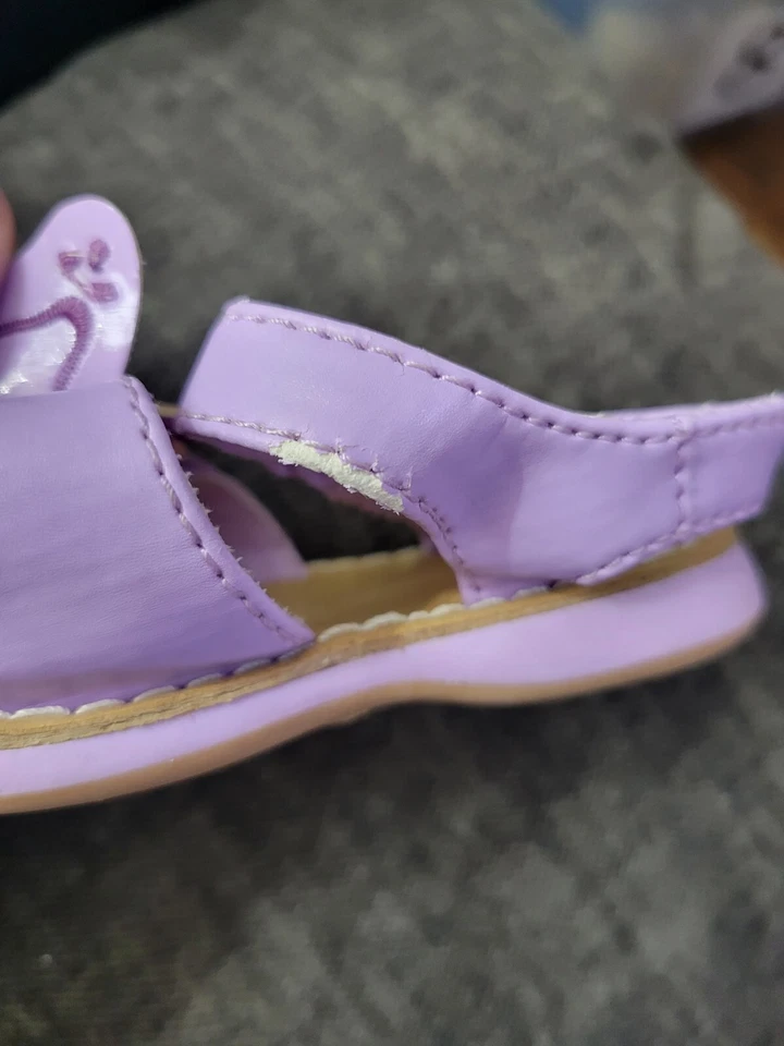 Baby Girl Gymboree Size 3 Butterfly Blossoms Sandals Shoes - Image 4 of 4