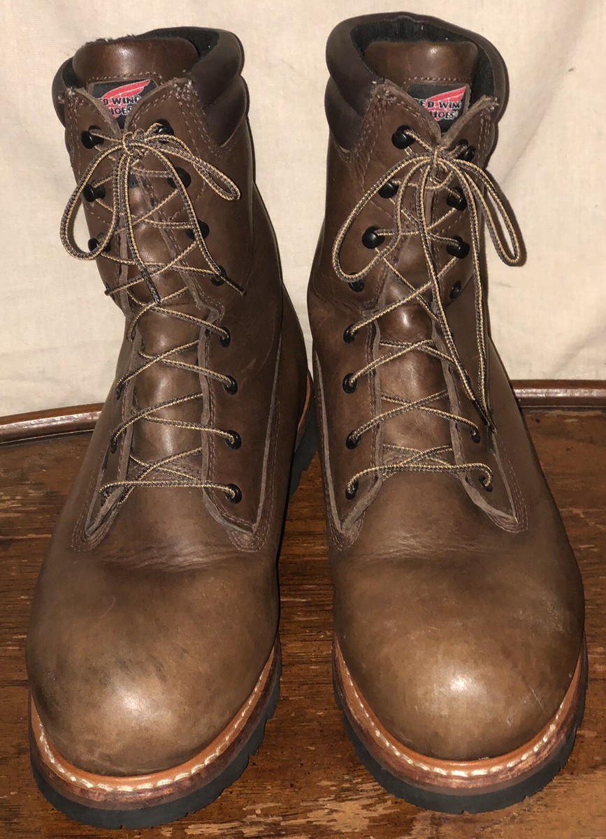 Red Wing 1205 Size 13D Brown Leather Work 8 Red Wing 1205 Size 13D Brown Leather Work 8