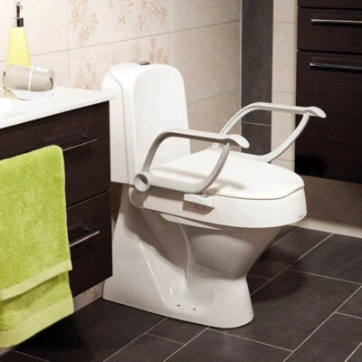Etac Cloo Toilettensitzerhöhung mit Armlehnen, 3-fach höhenverstellbar