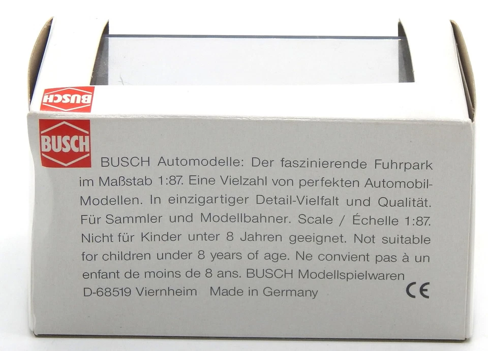 Busch MERCEDES-BENZ 300 John F Kennedy 1.87 Nuevo En Caja Hecho en Alemania RARO Foto 4 de 4