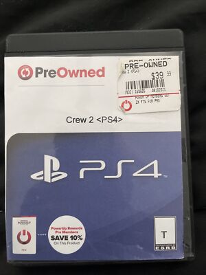 The Crew Video Game Sony PlayStation PS4 PS5 upgrade