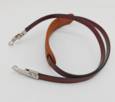 Genuine Leather Shoulder Strap w/ Lugs Rolleiflex MX-EVS Rolleicord VB +PAD