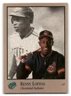Kenny Lofton 1992 Studio Baseball #168 Cleveland Indians