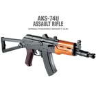 Academy Korea Full Size Airsoft Spring Powered BB Blaster Replica Toy AKS-74U