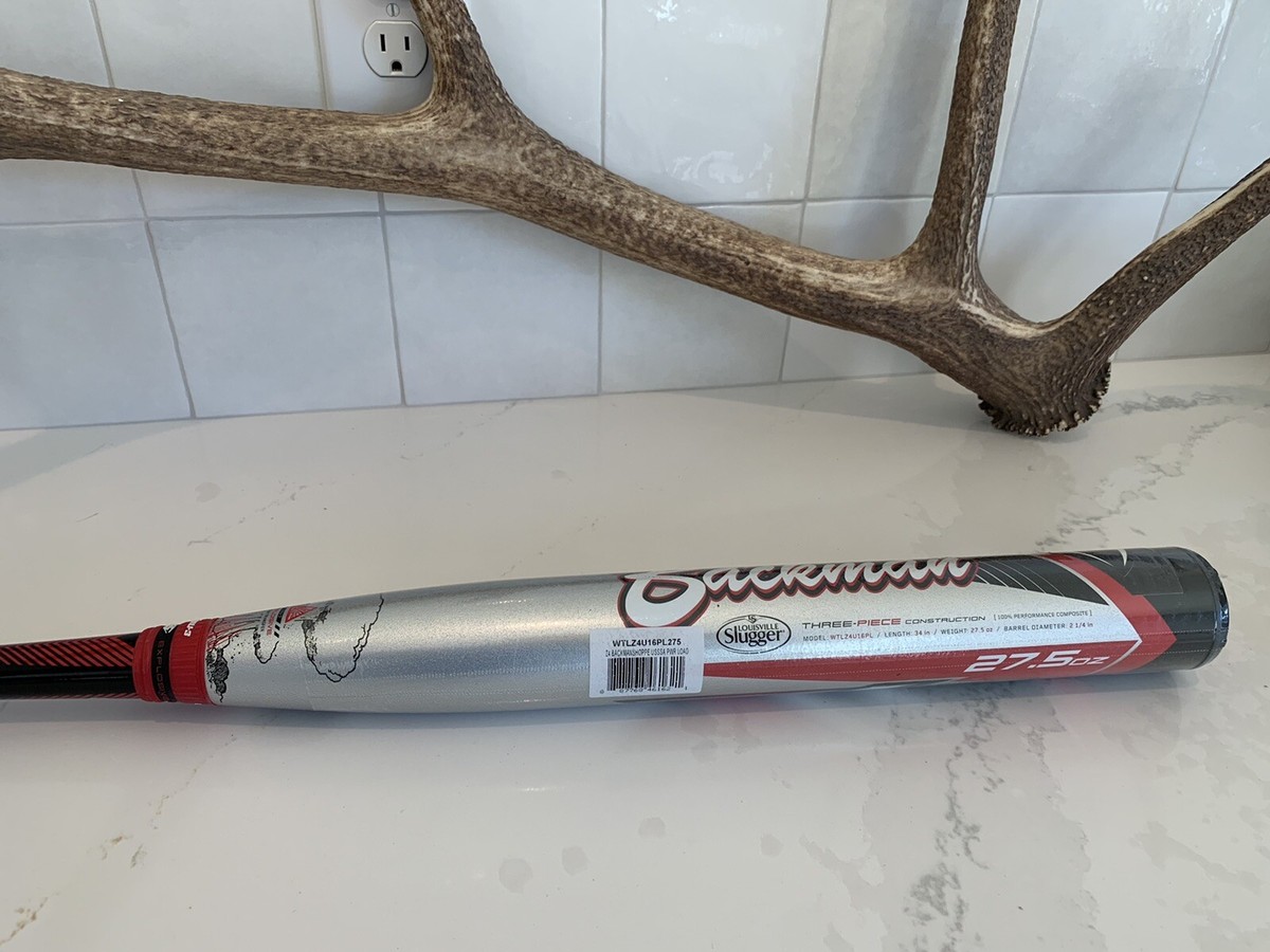 Batte De Softball Louisville Slugger Z4 Backman 34"/27.5 Oz - Slowpitch - Composite - Neuve