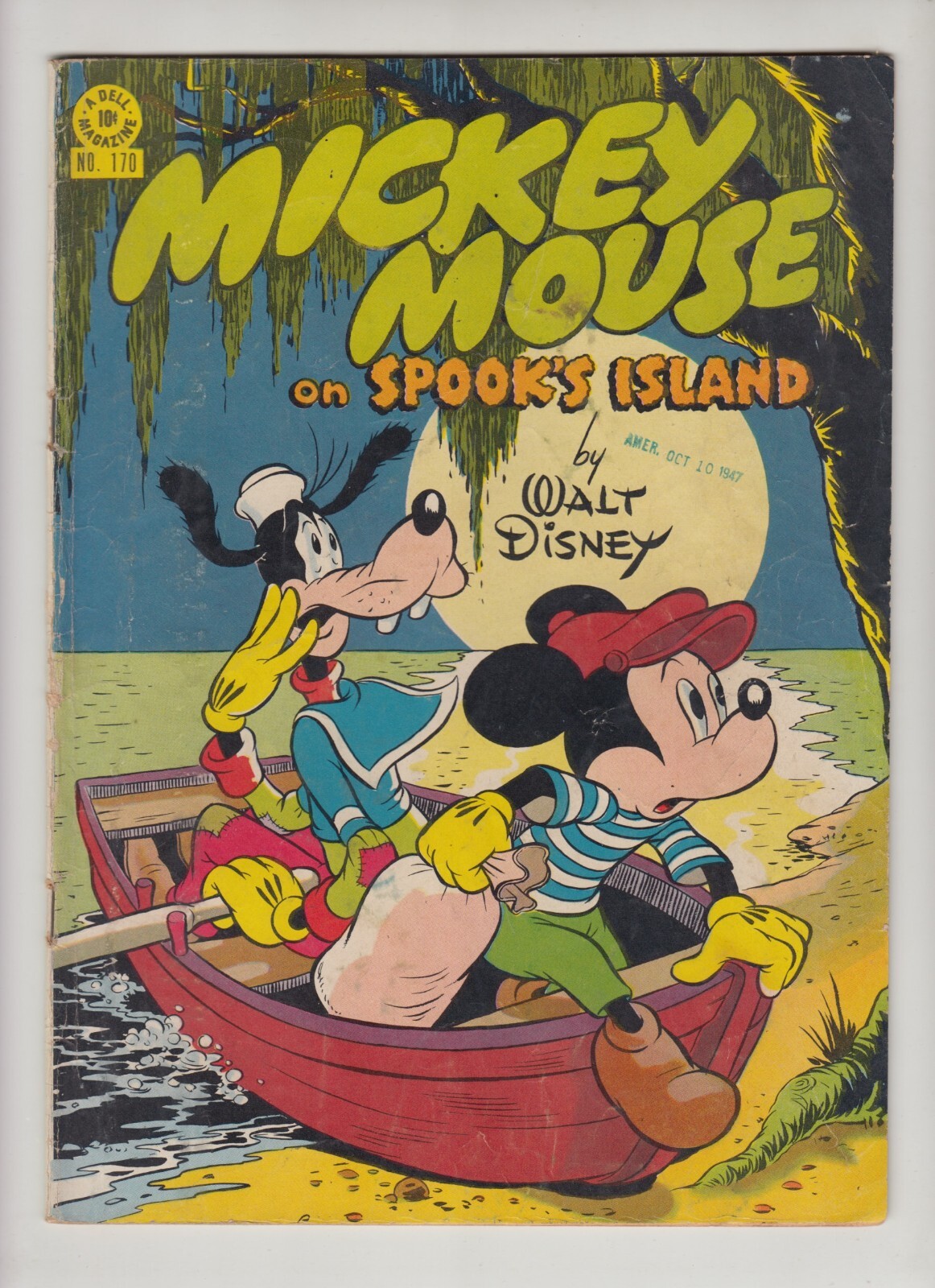 Four Color #170 Vg-/Vg 3.5/4.0 Dell Comics 1947 *Mickey Mouse