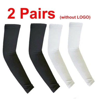 2 Paar Cooling Arm Sleeves Cover UV Sonnenschutz Outdoor Sport für Herren Damen - Bild 1 von 4