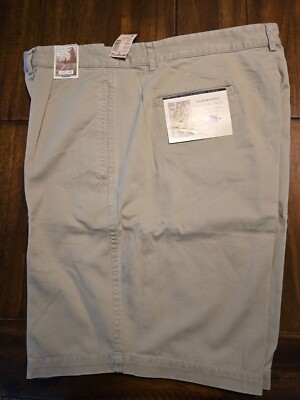 Vintage NOS American Eagle Shorts Mens 40 Khaki Sandwashed Relax Fit Twills