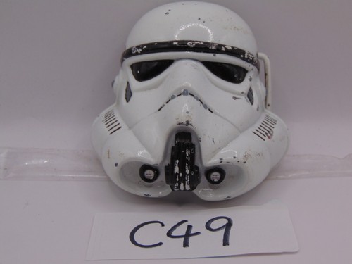 Star Wars Stormtrooper Helmet Metal Colored Belt Buckle 3D White 3 1/8" Wide - Picture 2 of 8