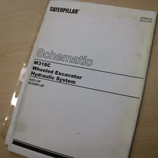 CAT CATERPILLAR M318C EXCAVATOR HYDRAULIC SYSTEM SCHEMATIC Manual repair service