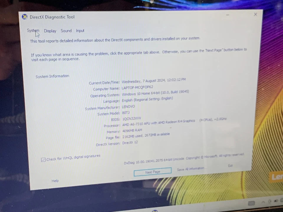 Lenovo Ideapad 110-15ACL Laptop windows 10 1TB hdd 4gb ram - READ DESCRIPTION - Image 4 of 4