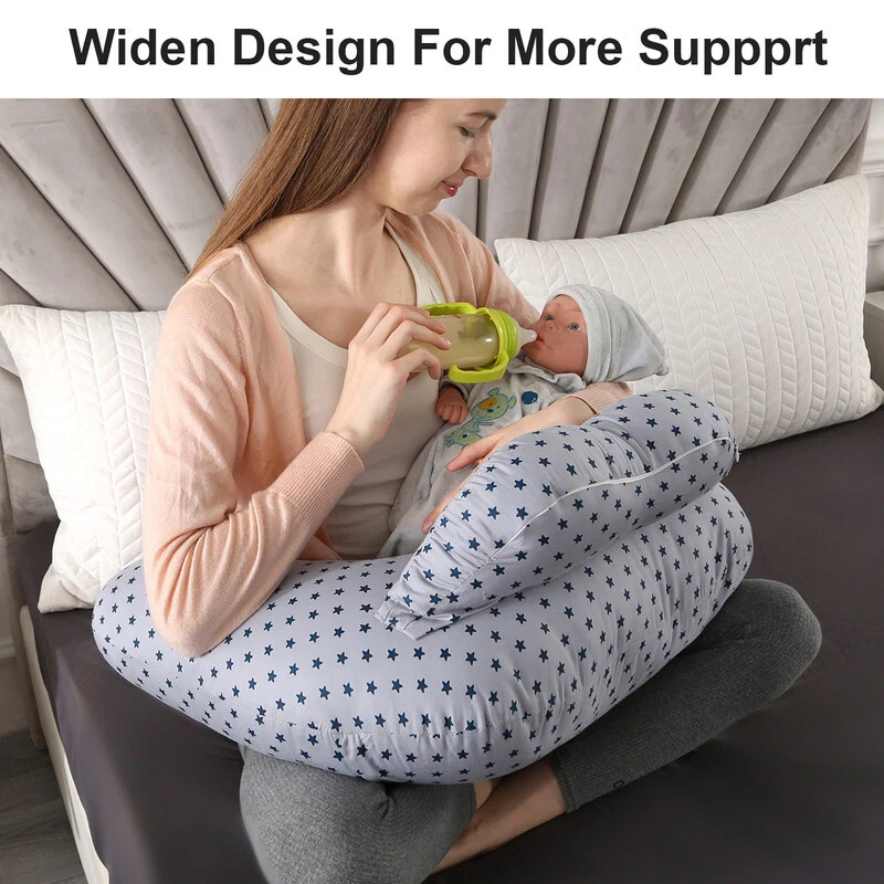 Nursing Pillow for Breastfeeding and Bottle Feeding Shredded Memory Foam Pillow - Image 2 of 4