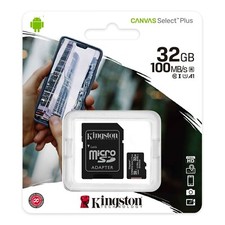  NEW  Kingston 32GB micSDXC Canvas Select Plus 100 MB/s Mini SD Card