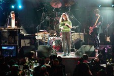 Ray Manzarek of The Doors, inductee with Eddie Vedder 1993 Old Photo
