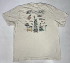 Set Active New York City Graphic T-shirt Women XL Oversized Short Sleeve