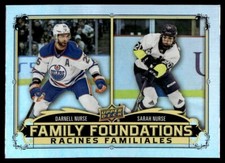 Darnell Nurse / Sarah Nurse 2023-24 #FF-3 Hockey Card Edmonton Oilers /