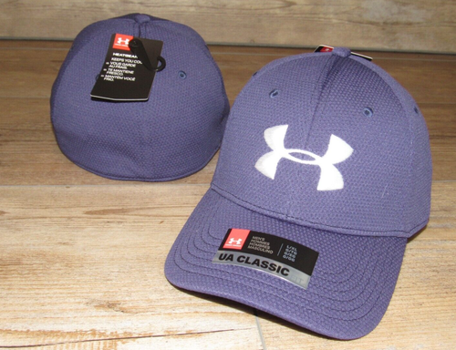 Blue Heatgear Flex Fitted Hat Cap 