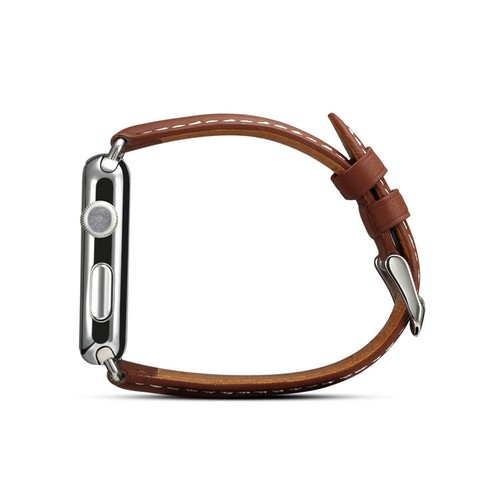 Luxus Echtleder Schnalle Armbanduhr Band Armband Gürtel für Apple Watch Serie - Bild 21 von 31