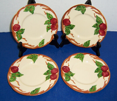 Franciscan Apple 4 Bread & Butter Plates (6 ) TV Backstamp USA NICE!!