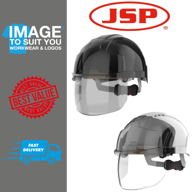 JSP Evo VistaShield Safety Helmet With Integrated Shield AMD170-005-F00