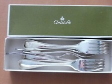 COUVERTS CHRISTOFLE PERLE ETAT NEUF  12 FOURCHETTES- MÉTAL ARGENTÉE  (12 pièces)