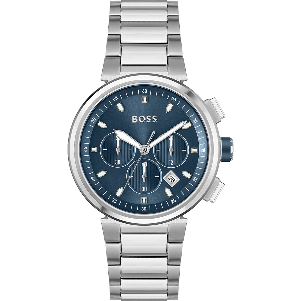 Boss Silver Mens Chronograph Watch One 1513999