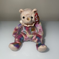 Ty Beanie Baby - OCTOBER the Birthday Bear 7.5" MWMTs Stuffed Animal Toy