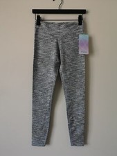 NWT IVIVVA by LULULEMON SWEA Grey Multi Luon Rhythmic Tight Pants Girl's 14