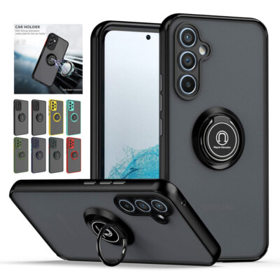 For Samsung A73 A72 A55 A53 A32 5G Case Ring Shockproof Stand Phone Cover